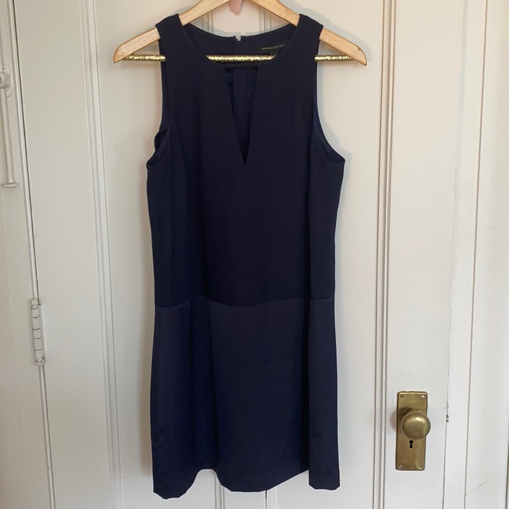 Banana Republic Navy Shift Dress